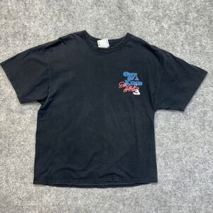 Dale Earnhardt Graphic Tee Mens‎ XL Black Excellent One of a Kind NASCAR Racing
